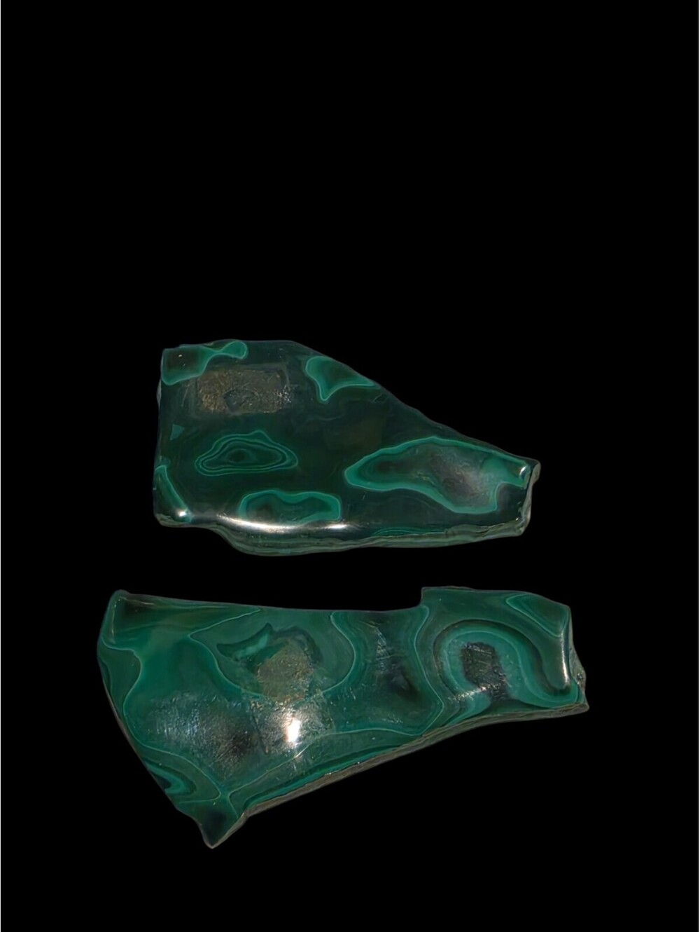 Malachite Slabs Polished Crystal Slices Freeform Gemstone Decor Wholesale Gift